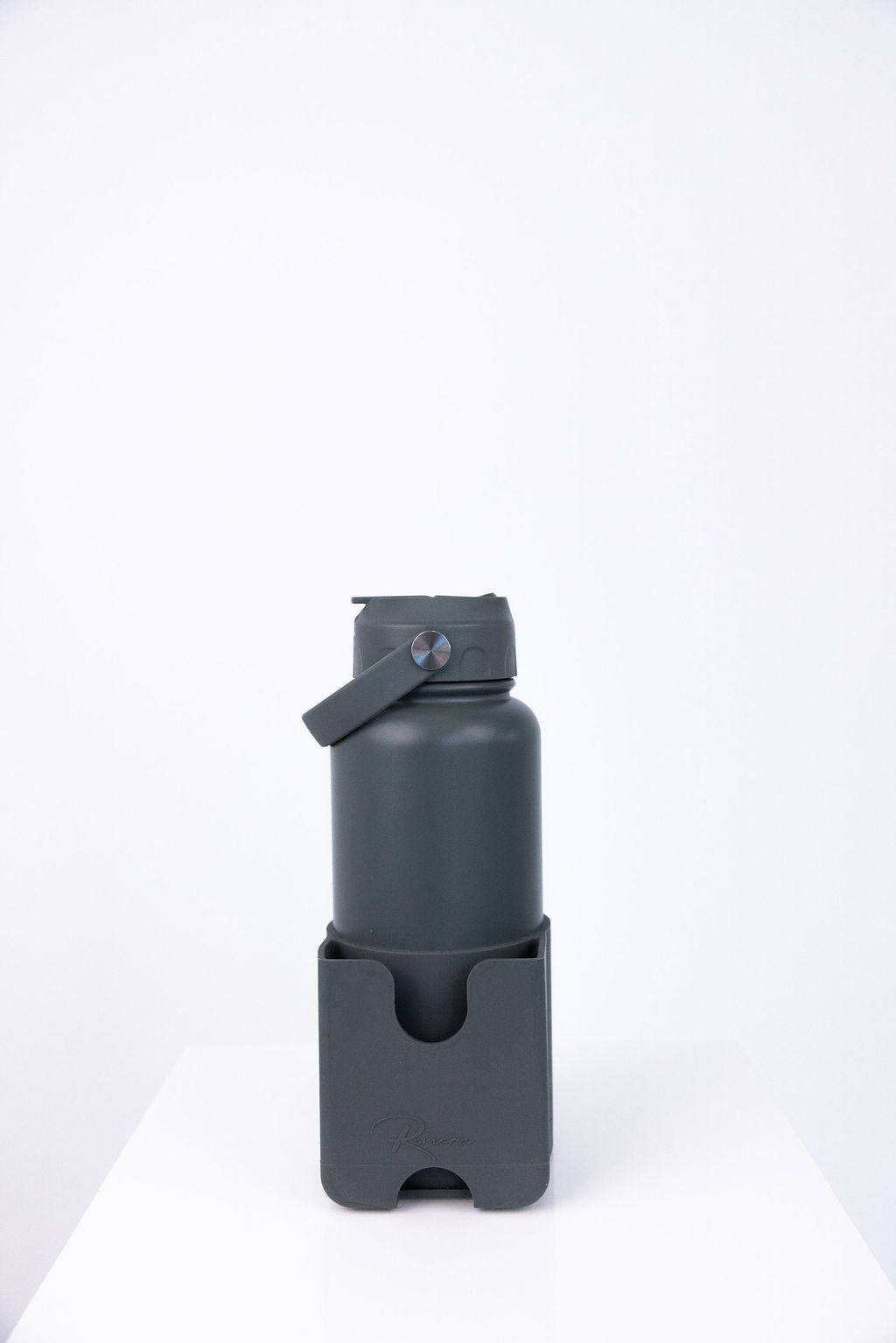 Stormy Grey Water Bottle & Phone Holder Bundle