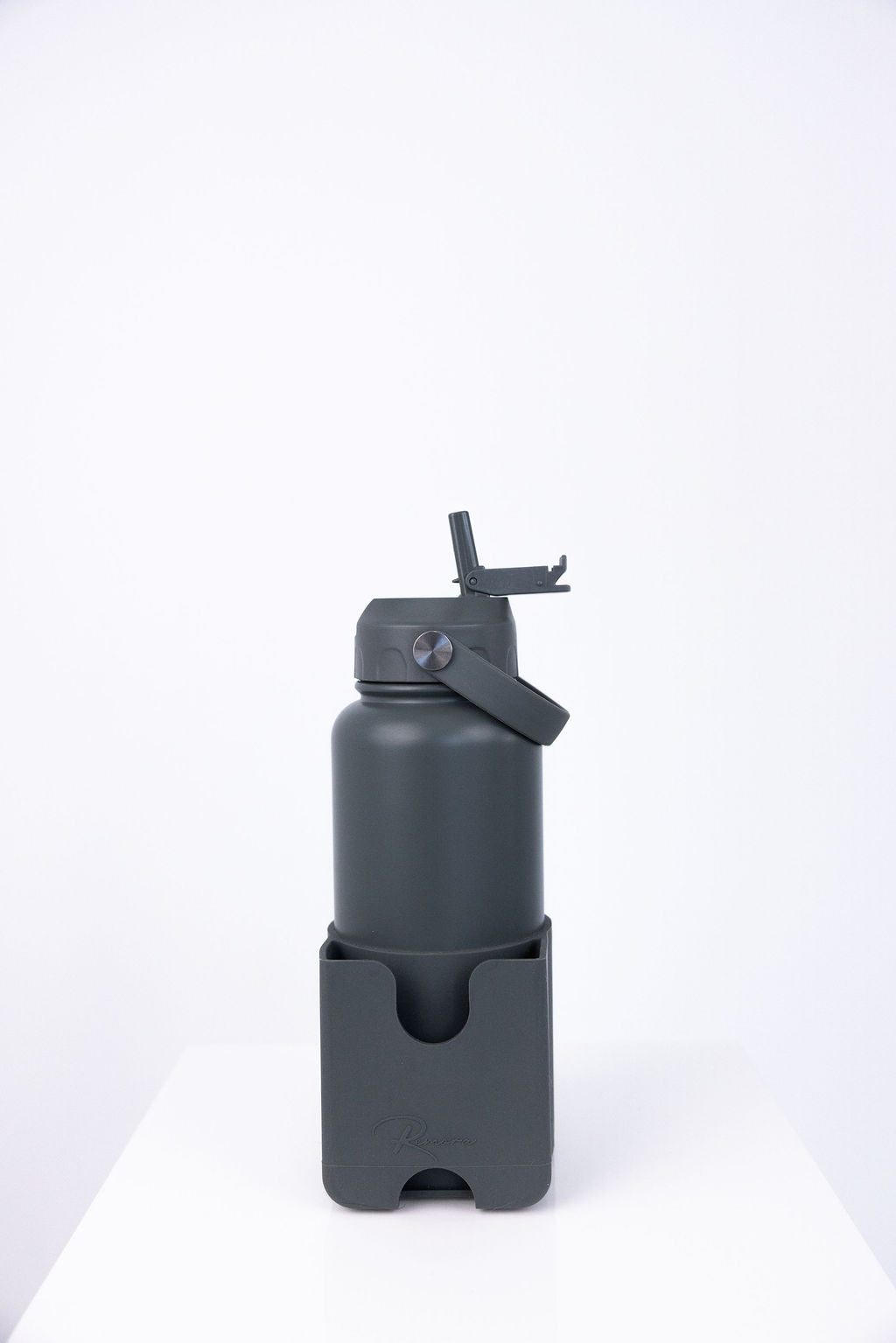 Stormy Grey Water Bottle & Phone Holder Bundle