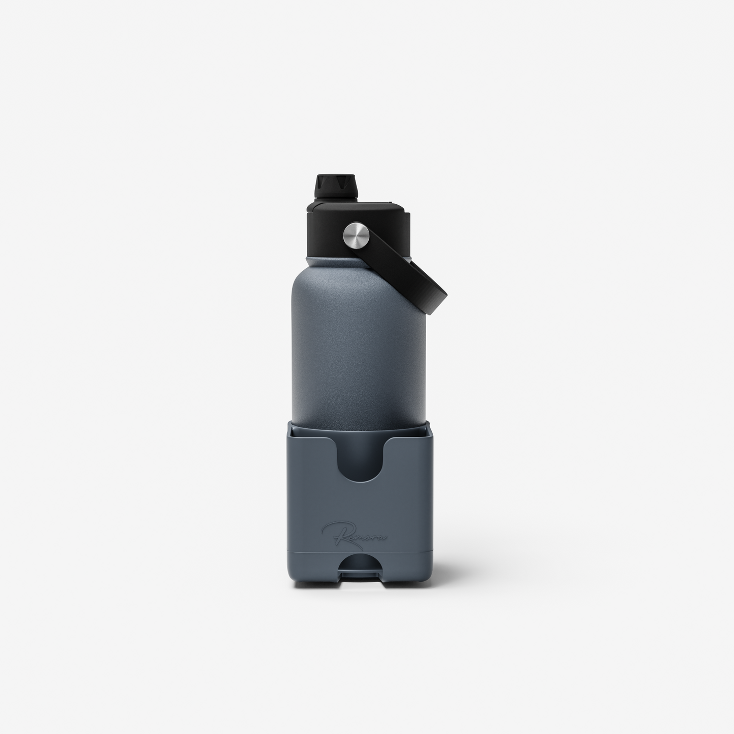 Stormy Grey Water Bottle & Phone Holder Bundle