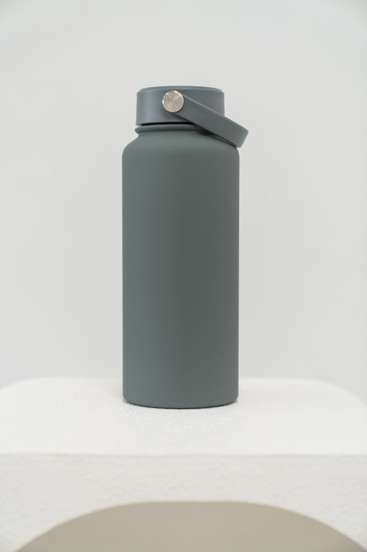 Stormy Grey 1L Insulated Stainless Steel Bottle