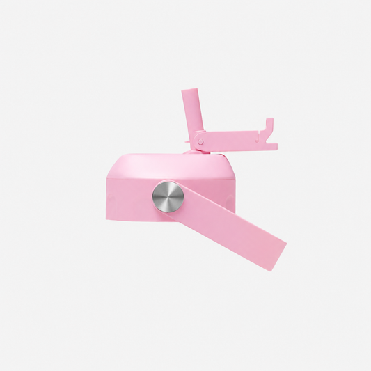 Pink Straw Lid